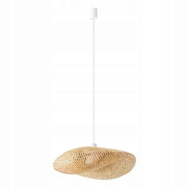 Závěsná lampa Havana béžová, útulná atmosféra nad stolem Nowodvorski