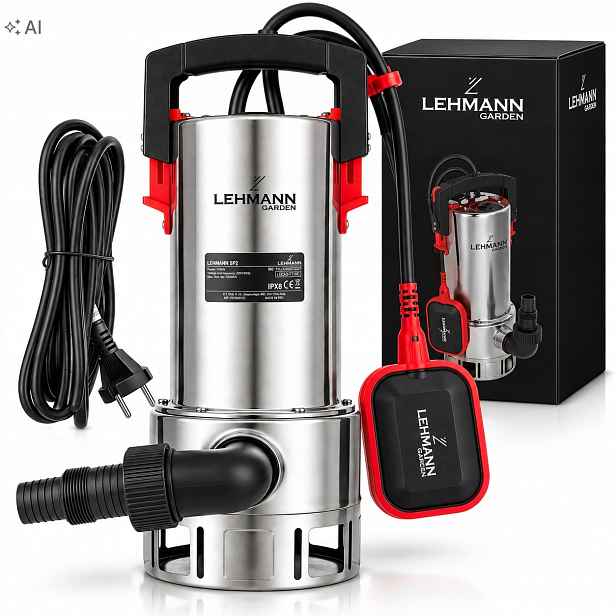 Čerpadlo Na Čistou Špinavou Vodu Lehmann Ponorné, Ponorné, 1100W Plovák