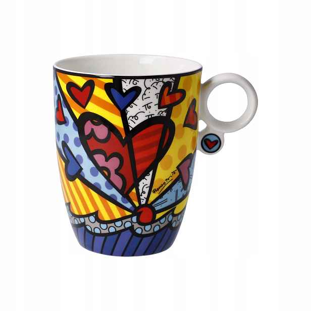 Goebel Romero Britto New Day Hrnek na Valentýna