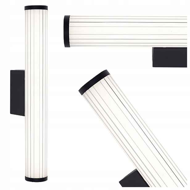 Nástěnná Lampa Univerzální Vena 45 CM Černá Led Cct Light Prestige