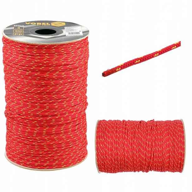 Pletené Lano Pp 4 MM 400 M Vorel 69502