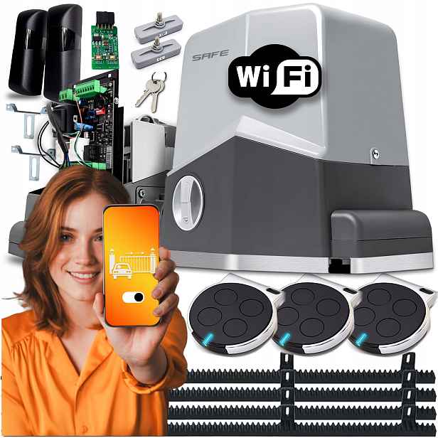 Pohon Pro Posuvné Brány, motor 600 kg Wifi Tuya sada ovladače automat