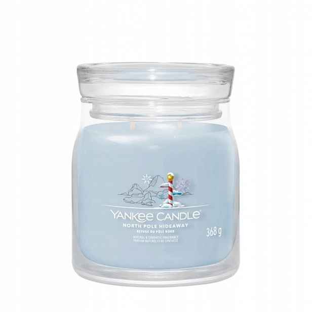 Střední vonná svíčka Yankee Candle North Pole Hideaway