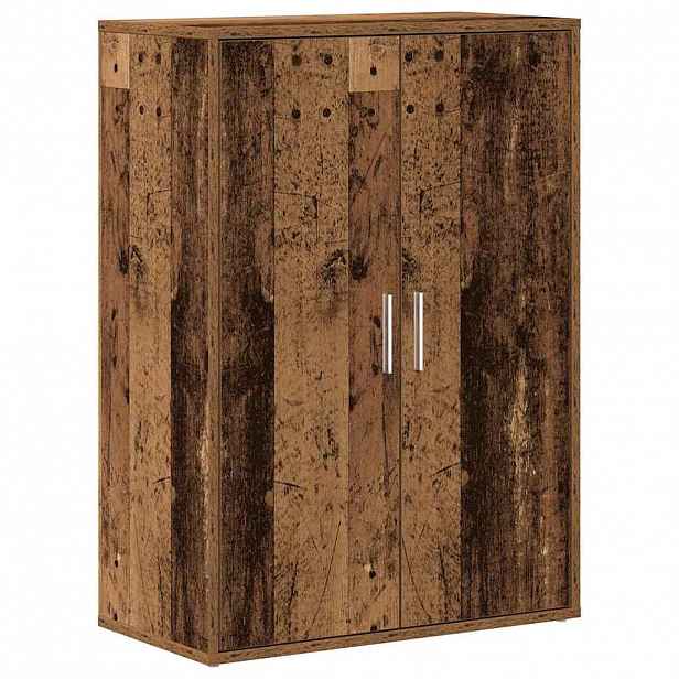 vidaXL Servírovací skříň Staré dřevo 60 x 31 x 84 cm Kompozitní dřevo