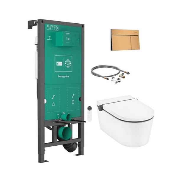 Závěsný WC set Hansgrohe LavaPura Element S HGWCBAL36
