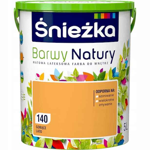 Barva na stěny Barvy přírody 5 l 140 Horké léto
