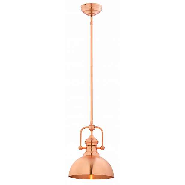 Závěsná lampa Platino Měděná 1xE27 31 cm Stropní Svítidlo do pokoje Domov