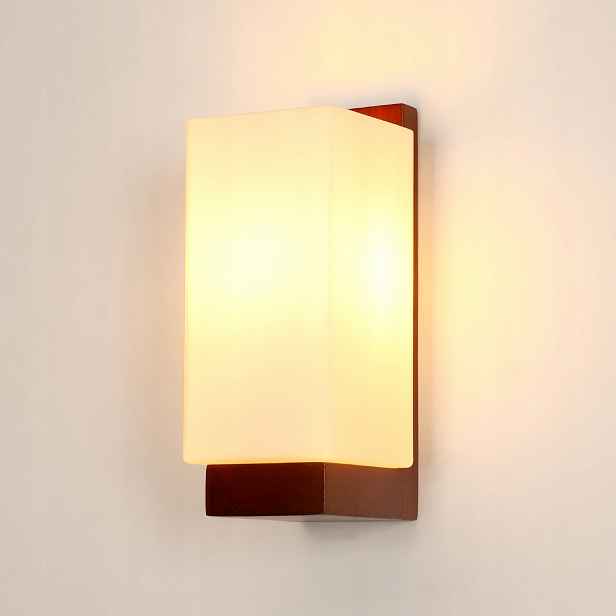 Nástěnné Svítidlo Dřevo Lampa E27 Hlava Moderní Do Obývacího Pokoje