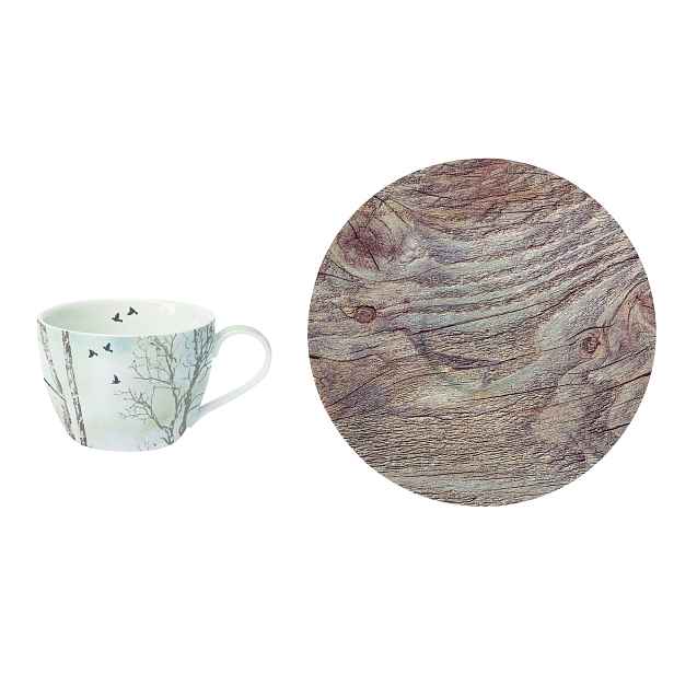 Porcelánové Šálky Podšálky Zimní Winter Dreams Sada 2 Kusů