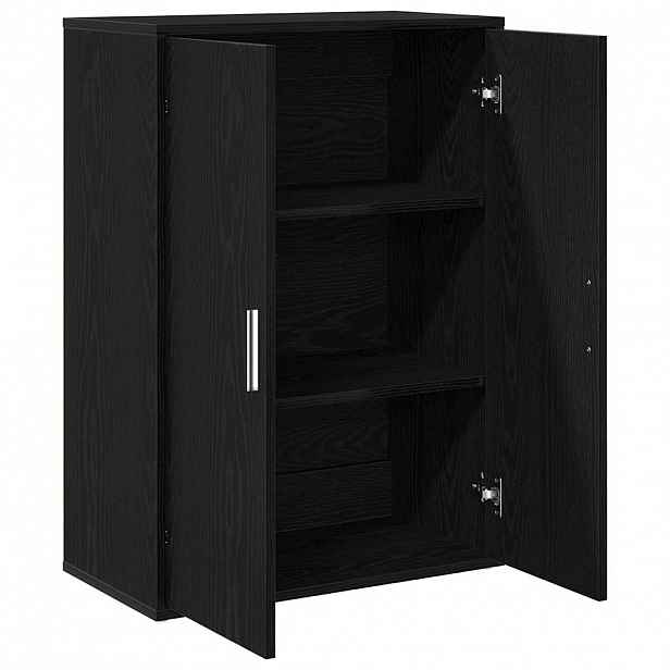 vidaXL Servírovací skříň Černý dub 60 x 31 x 84 cm Kompozitní dřevo
