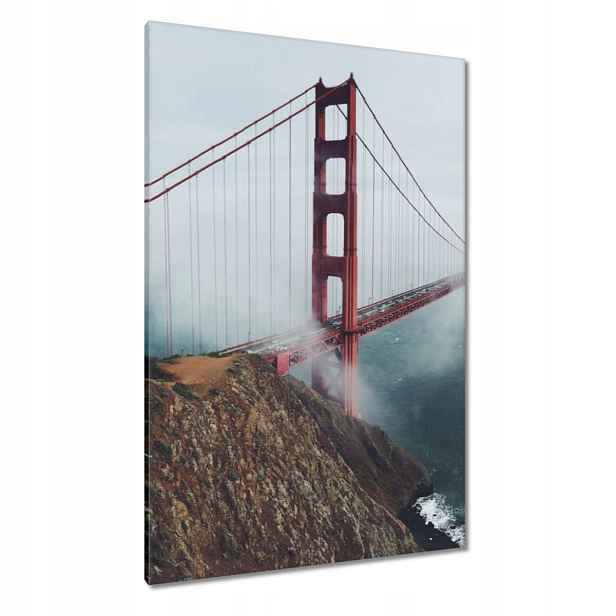 Obrazy 80x120 Červený most v Usa