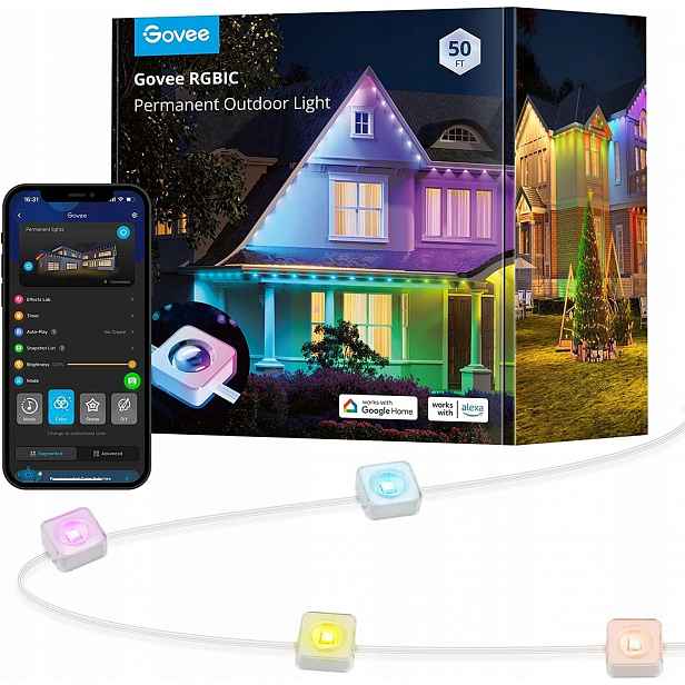 Osvětlení Led Páska Govee H705B Rgbicw 15 M Inteligentní Zahradní Lampy