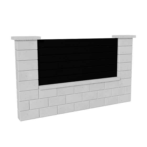 Výplň plotová DEKMETAL CANTO 2N156 jet black