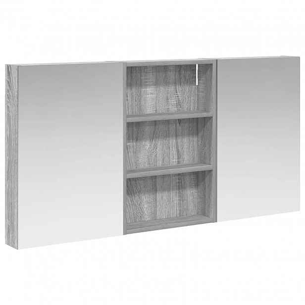 vidaXL Sada koupelnových skříněk 3 ks 120 x 10,5 x 60,5 cm