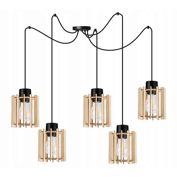 Závěsné Stropní Svítidlo Dřevěný Lustr Moderní Boho Do Kuchyně