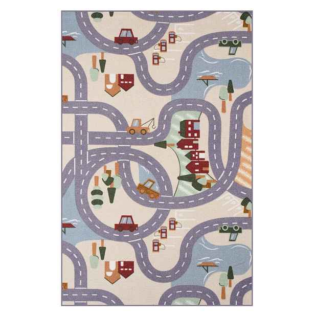Dětský kusový koberec Scanroad 39, 60x110, vícebarevná, dětský pokoj, Vopi