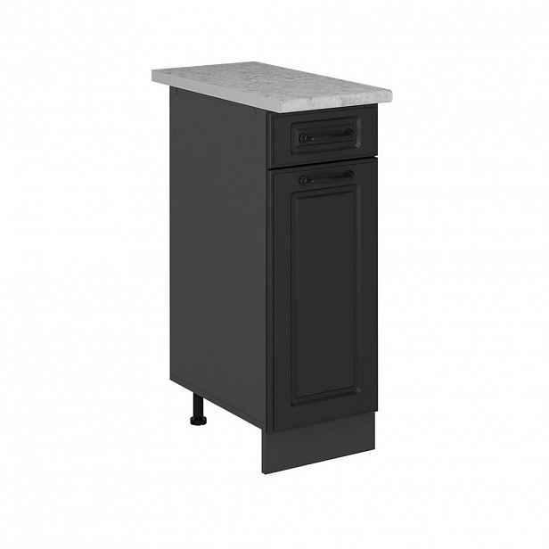 Vicco SPODNÍ SKŘÍŇKA KUCHYŇSKÉ LINKY R-Line Antracitový venkovský dům 30 cm PD Mramor