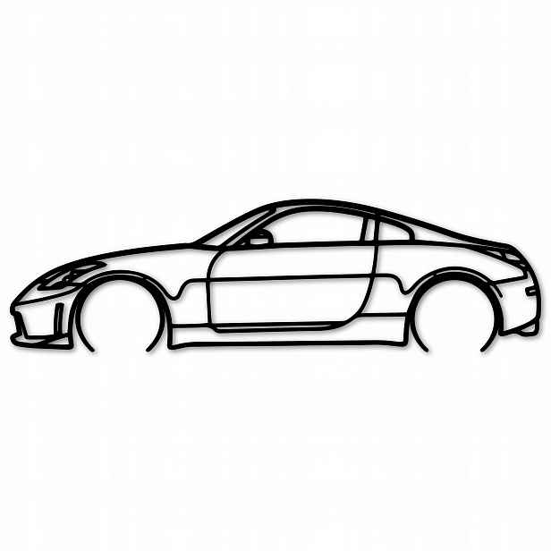 Auta Na Zeď Nissan 3502 Ažurový Obraz Obrazy Do Obývacího Pokoje Panel 80 cm