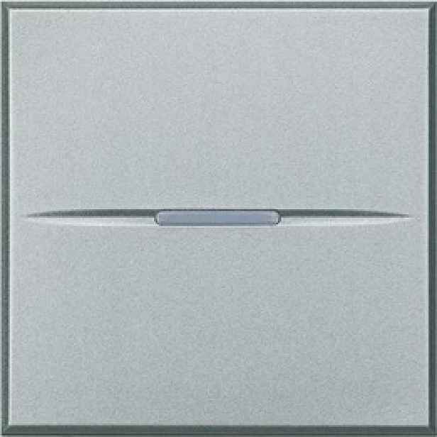 Axolute Spínač jednopólový 10AX, 2 hliníkové moduly Bticino HC4001M2N