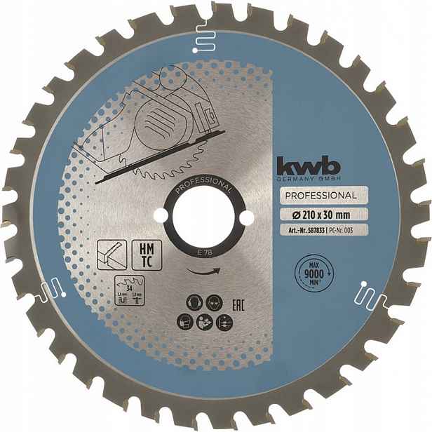 Kwb Professional Pilový kotouč Hm Tc Multi Cut 210x30 mm 34Z