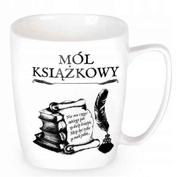 Šálky Na Kávu Ozdobný Hrnek Na Čaj Dárek Bílý knihomol