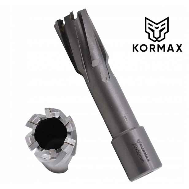 Trepanační fréza s karbidem 20 x 50 mm vrták 20 x 50 Weldon Kormax