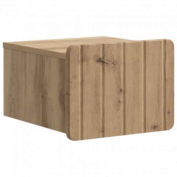 vidaXL Nástěnný noční stolek Dub artisan 33 x 34,5 x 24 cm
