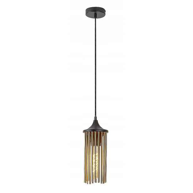 Závěsná lampa E27 1x40W černá matná 72151 Roxas Rabalux
