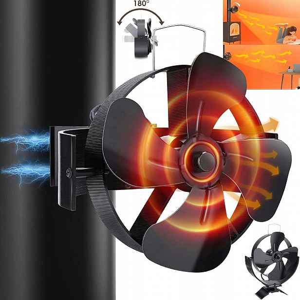 Krbový Ventilátor 4-LOPATKOVÝ Termoelektrický Rozvaděč Tepla