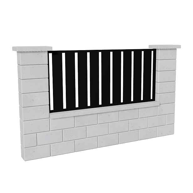 Výplň plotová DEKMETAL STECCA 2N156 jet black