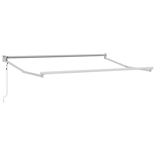 vidaXL Electric Awning Frame 2,5 x 2 m Bílá