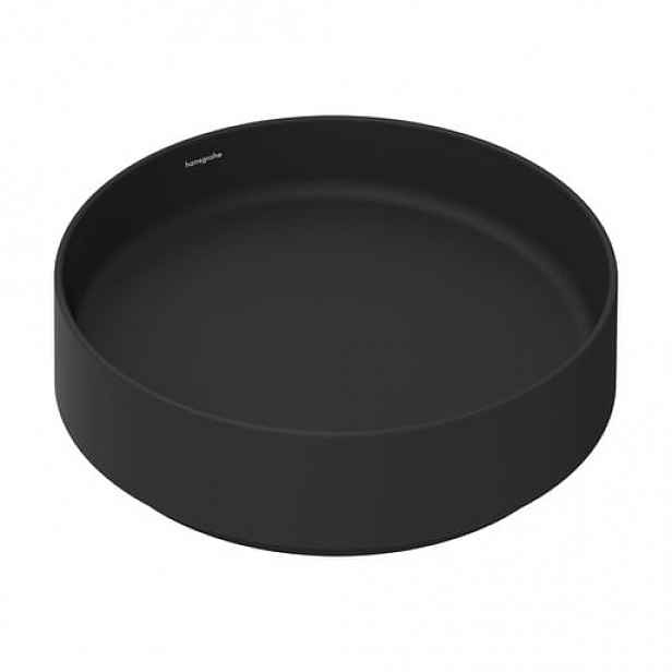 Hansgrohe Xuniva Evo S umyvadlo 40x40 cm černá mat bez otvoru pro baterii, bez přepadu 60323670