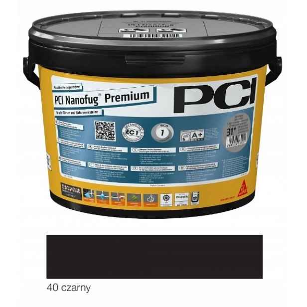 Pci Nanofug Premium 5kg černá spárovací hmota č.