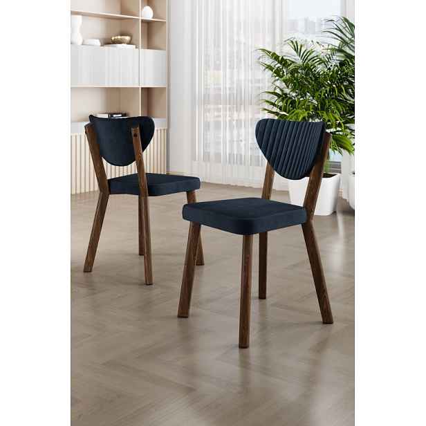 Sada židlí (4 kusy) Arfe - Anthracite, Brown