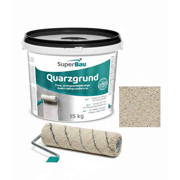 SuperBau Quarzgrund 15 kg, přilnavá křemenná zemina pod dlaždice