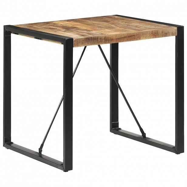 vidaXL Jídelní stůl 80 x 80 x 75 cm masivní mangovníkové dřevo
