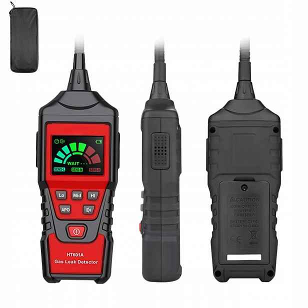 Detektor HT601A Přenosný Hořlavý Plyn S Automatickým Resetováním
