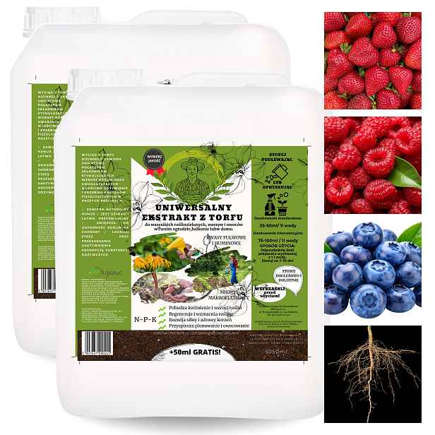 Eko Humus 5L pro všechny druhy ovoce Organické hnojivo Sada 2 ks