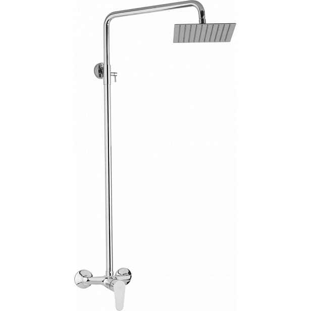 JB Sanitary Sprchová sestava s baterií TIRA s horním vývodem, 25x25cm SD 61 000 00 5
