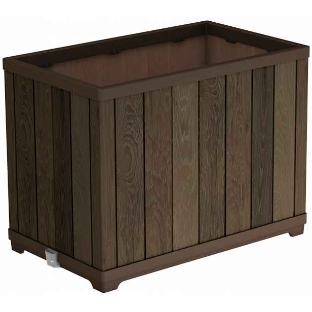 Květináč DECO RECTANGLE TALL WALNUT
