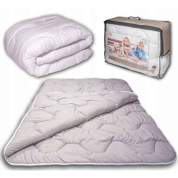 Přikrývka Povlečení Celoroční Přehoz Teplá Antialergická Fialová 140 x 200 cm