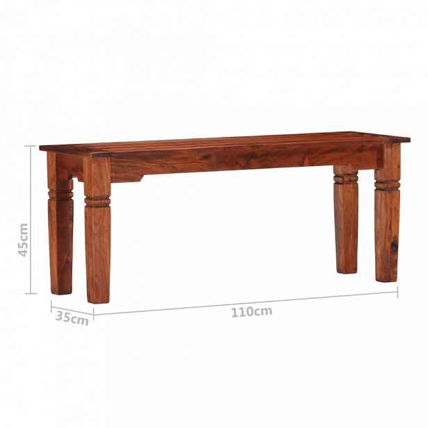 Lavice akáciové dřevo 110 cm