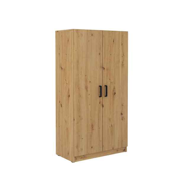 MASSENO ŠATNÍ SKŘÍŇ S OTOČNÝMI DVEŘMI MALTESA, 79,9/153,6/43,6 cm 2dveřová, dub Artisan