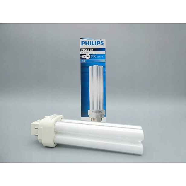 10x žárovka Philips Master Pl-c 13W 830 4P 13W 3000K G24q-1 4P