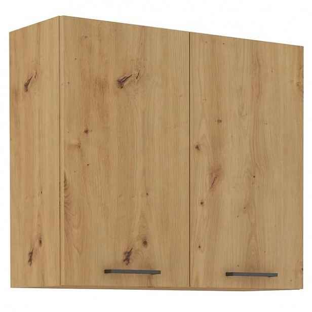 Horní kuchyňská skříňka MALILA - šířka 80 cm, dub artisan