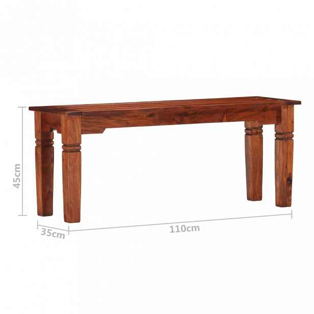Lavice akáciové dřevo 110 cm