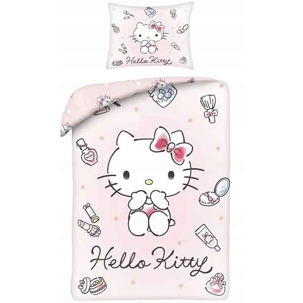 Ložní povlečení z mikrovlákna Hello Kitty Beauty Time