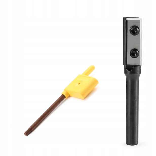 Přímá fréza pro desky šablony D 19 mm L60 mm, úchyt 8 mm pro vyměnitelné dlaždice