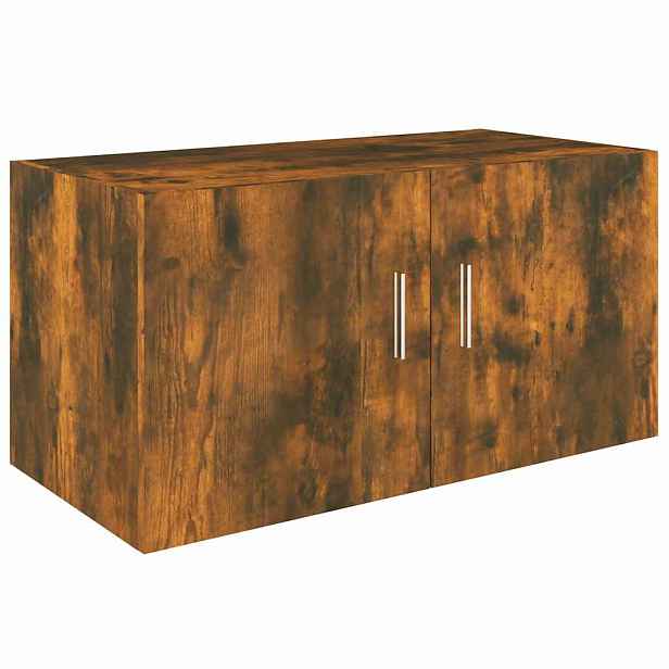 vidaXL Nástěnná skříňka kouřový dub 80 x 39 x 40 cm kompozitní dřevo