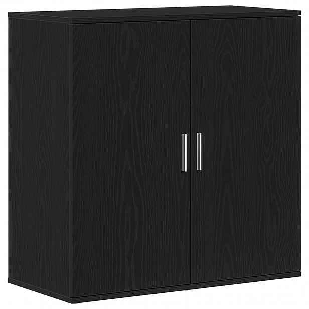 vidaXL Servírovací skříň Černý dub 79 x 38 x 80 cm Kompozitní dřevo